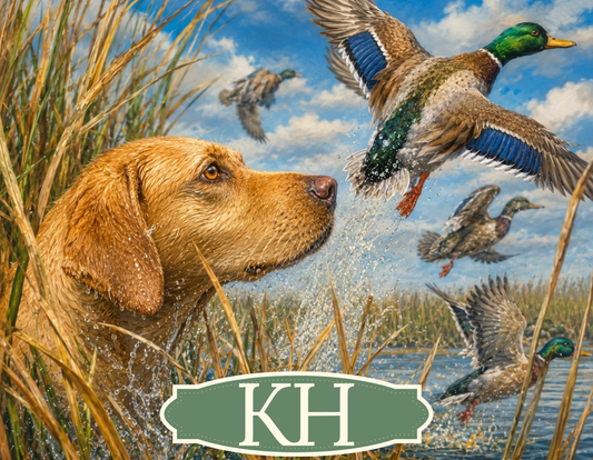 Dog - Golden Retriever Duck Hunt