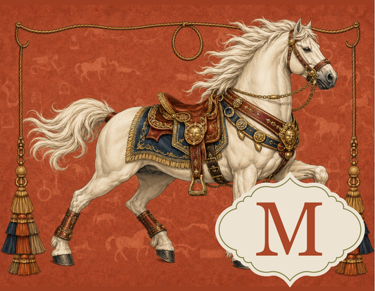 Year of the Horse - Stallion in Burnt Orange