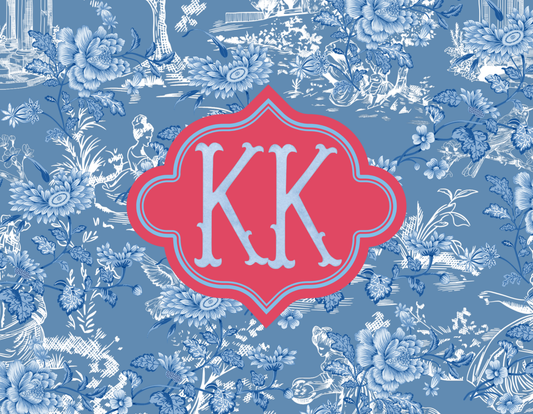 Toile - Blue Chinoiserie