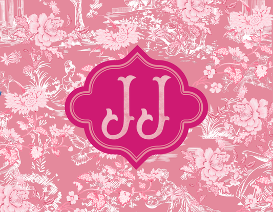 Toile - Pink Blush Chinoiserie