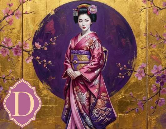 Gilded Geisha - Take a Bow in Purple