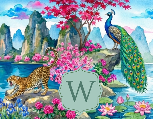 Chinoiserie - Landscape Scene 2, Fast Friends