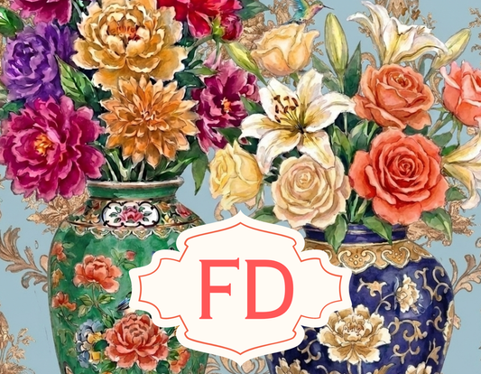 Floral - Grandmillennial Vignette 4