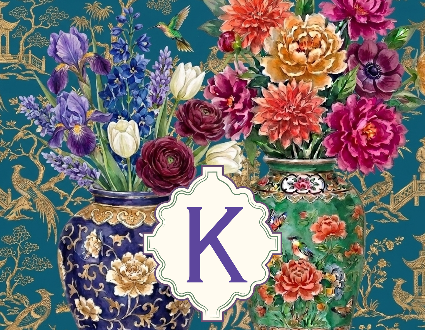Floral - Grandmillennial Vignette 5