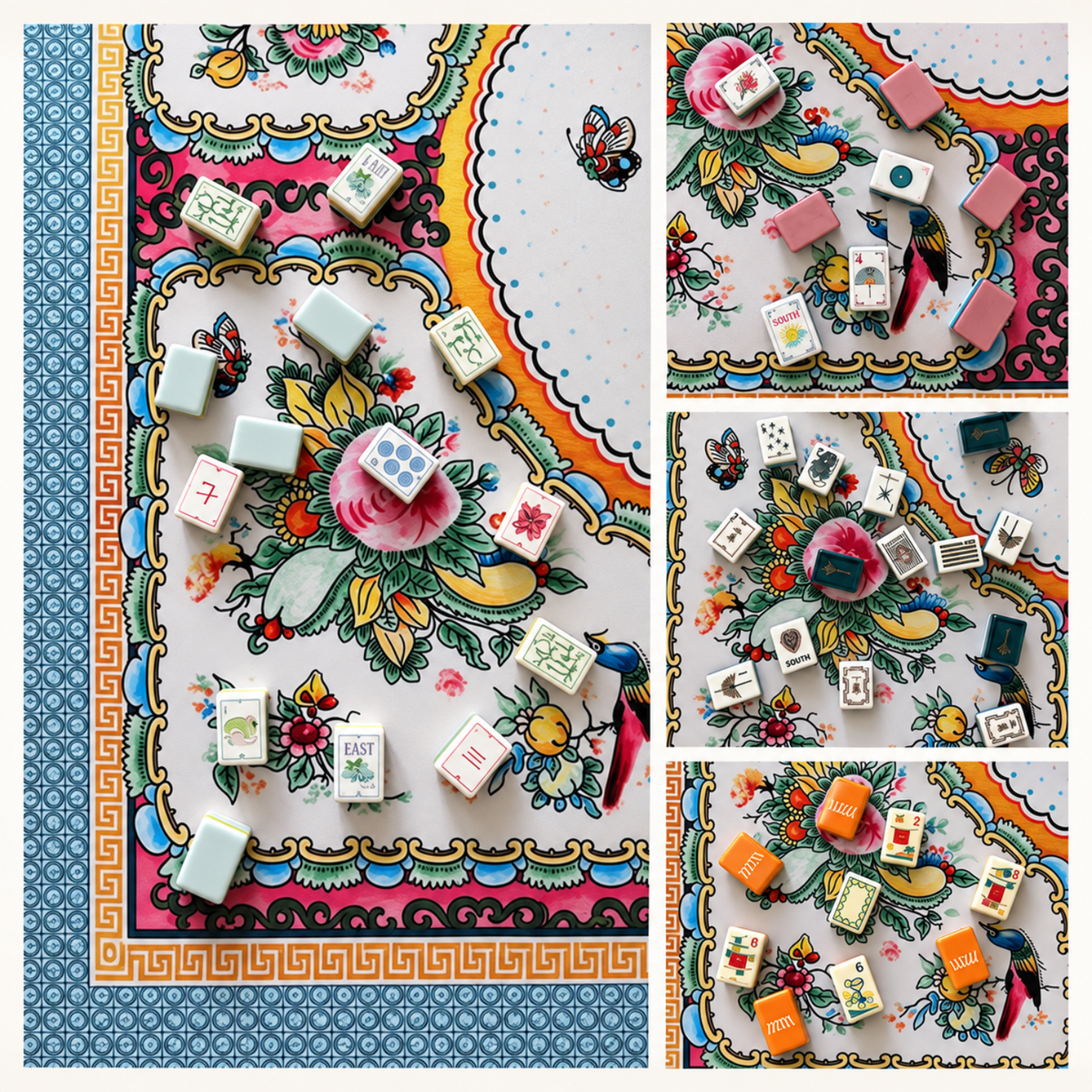 Grandma's Good China Mahjong Mat