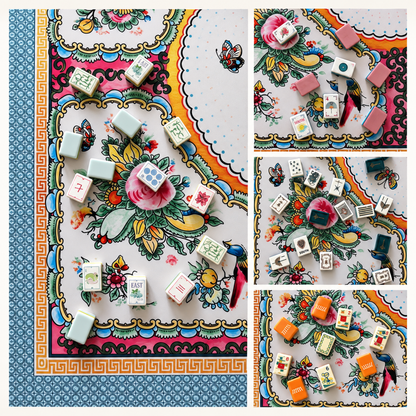 Grandma's Good China Mahjong Mat