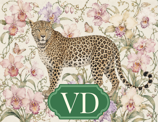 Luxe Leopard - Among the Orchids