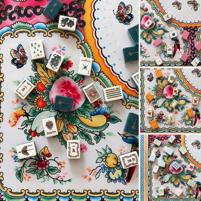 Grandma's Good China Mahjong Mat