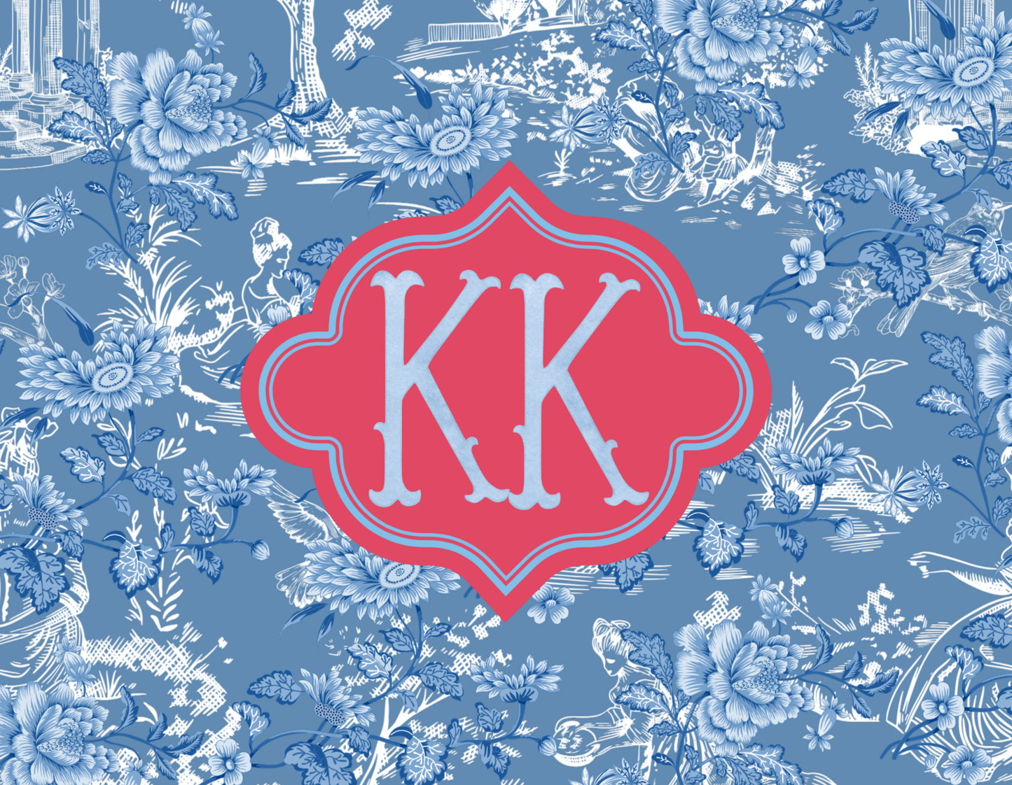 Toile - Blue Chinoiserie