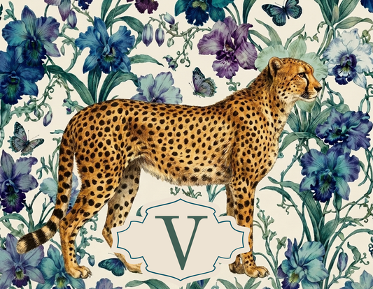Luxe Cheetah - Among the Orchids
