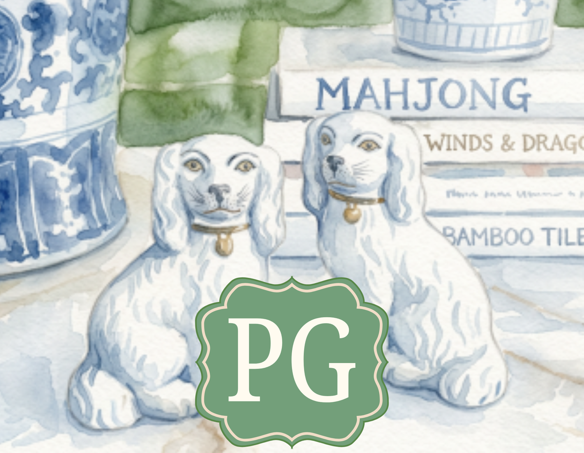 Staffordshire Dogs - A Little Light Reading 1