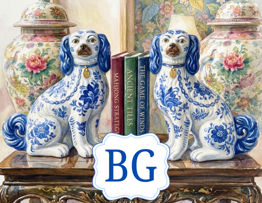 Staffordshire Dogs - A Little Light Reading 3