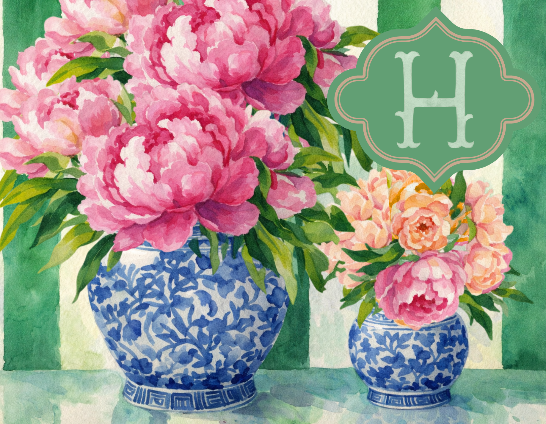 Floral - Peonies in Bloom 1