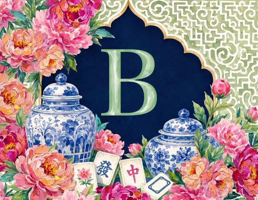 Floral - A-mahj-zing Peonies