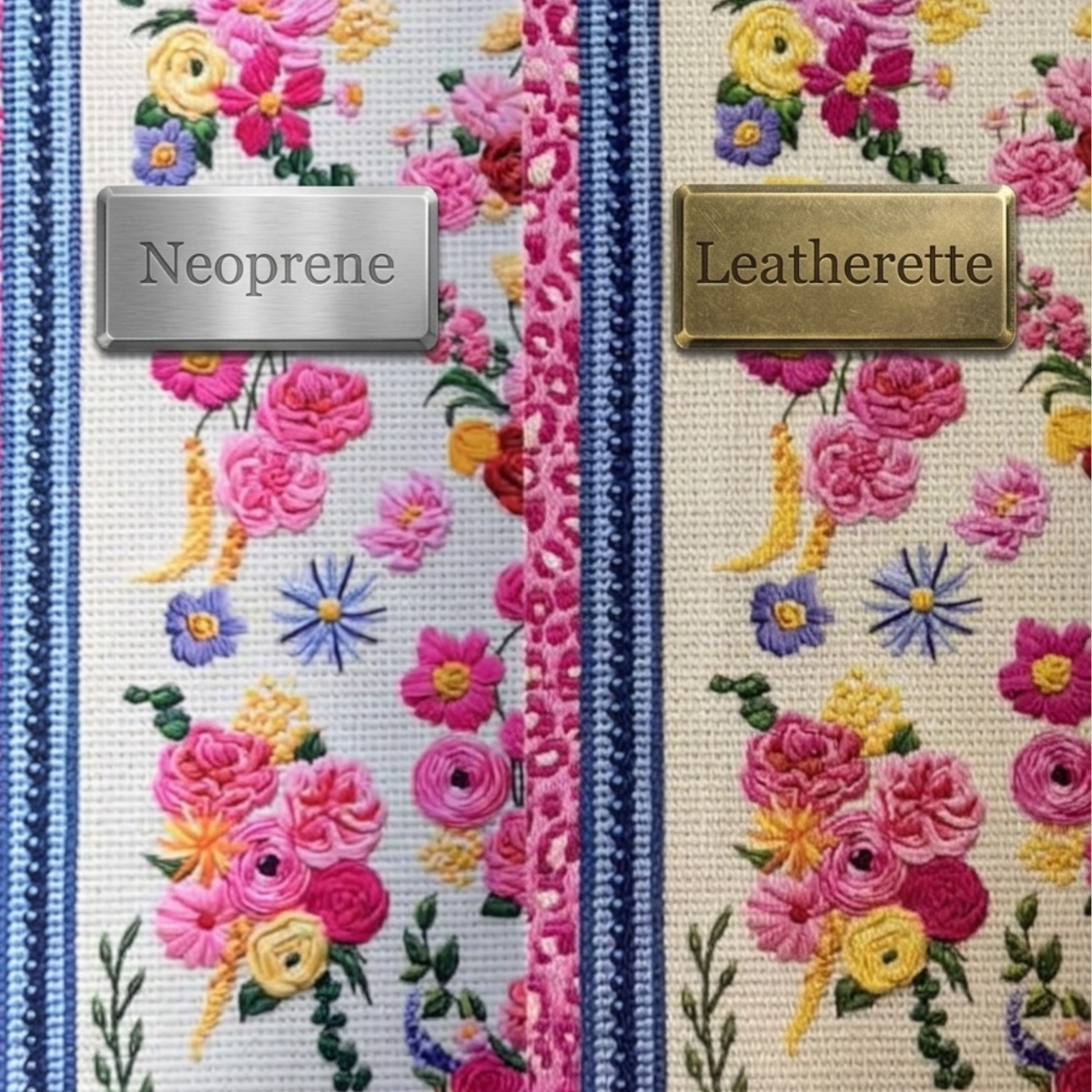 Lazy Daisy Needlepoint Floral Mat