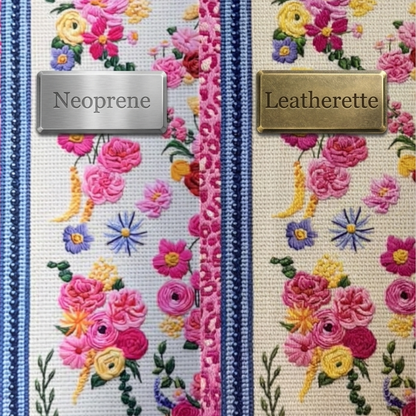 Lazy Daisy Needlepoint Floral Mat