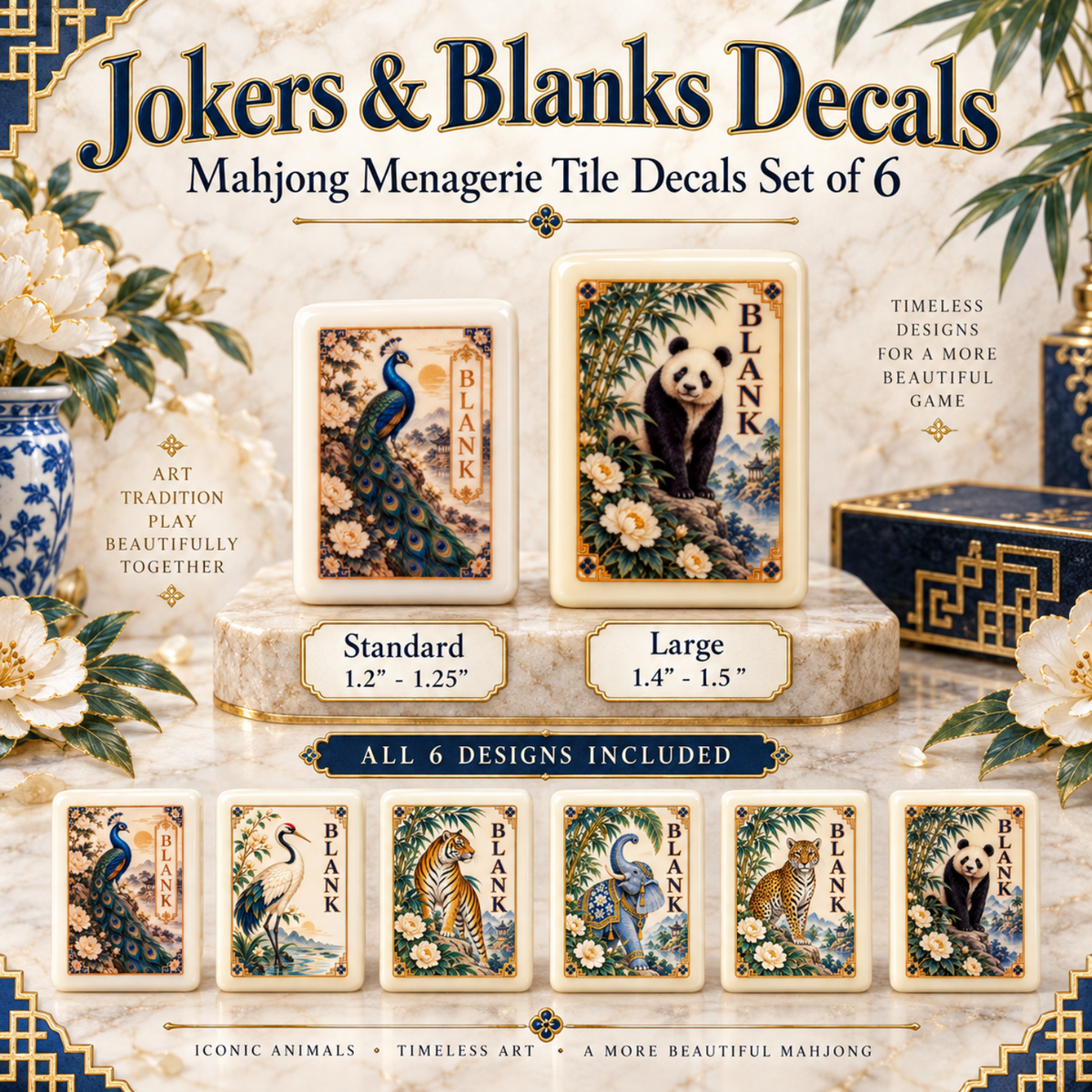 Mahjong Classic Everyday Decal Collections