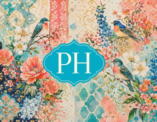 Pattern Play - Blue Bird Beauties