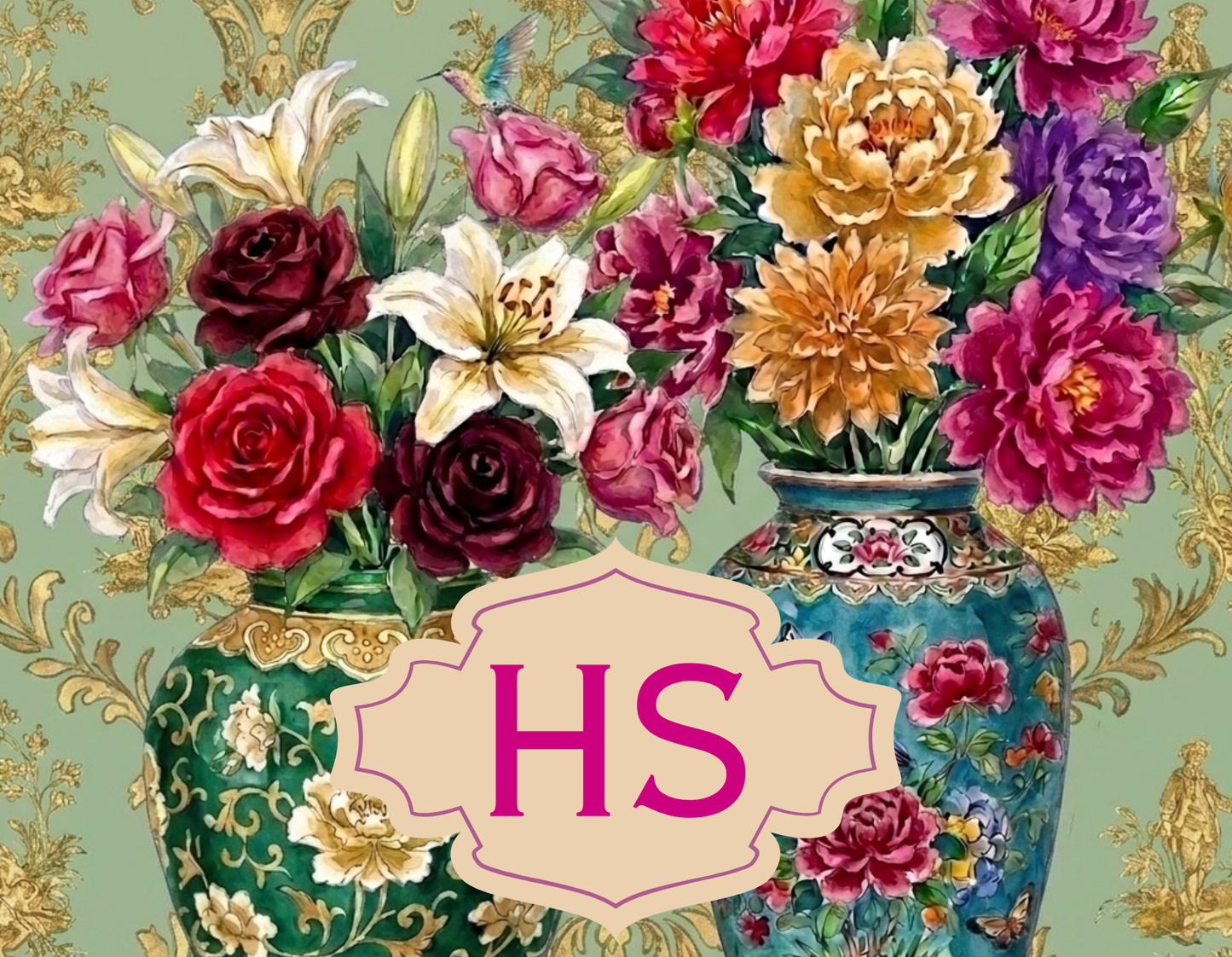 Floral - Grandmillennial Vignette 3
