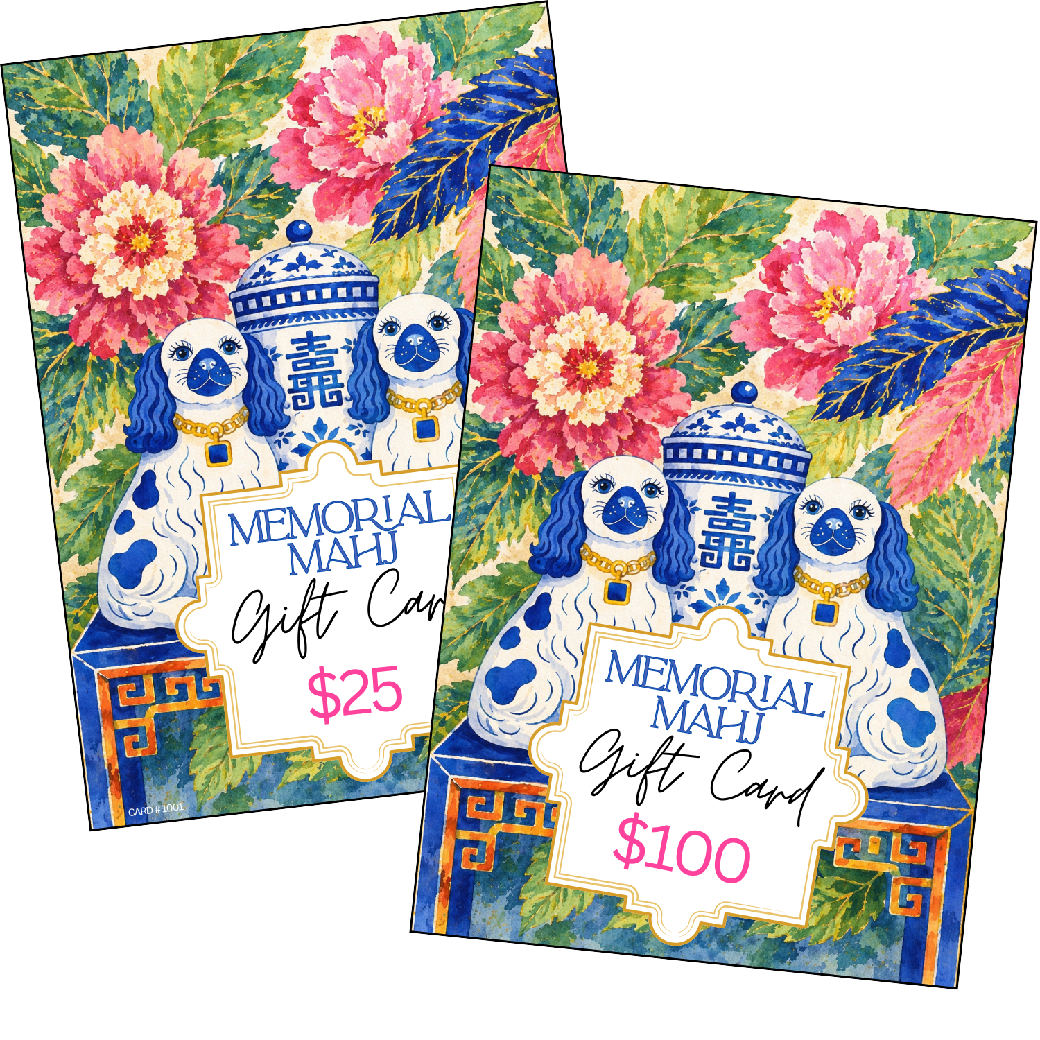 Memorial Mahj Gift Cards - Electronic Delivery