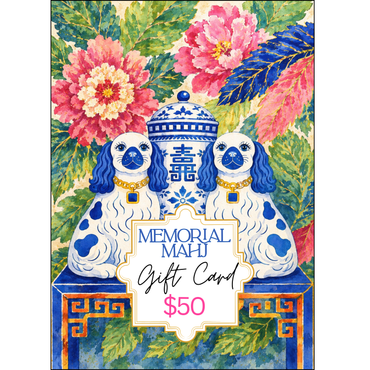 Memorial Mahj Gift Cards - Electronic Delivery