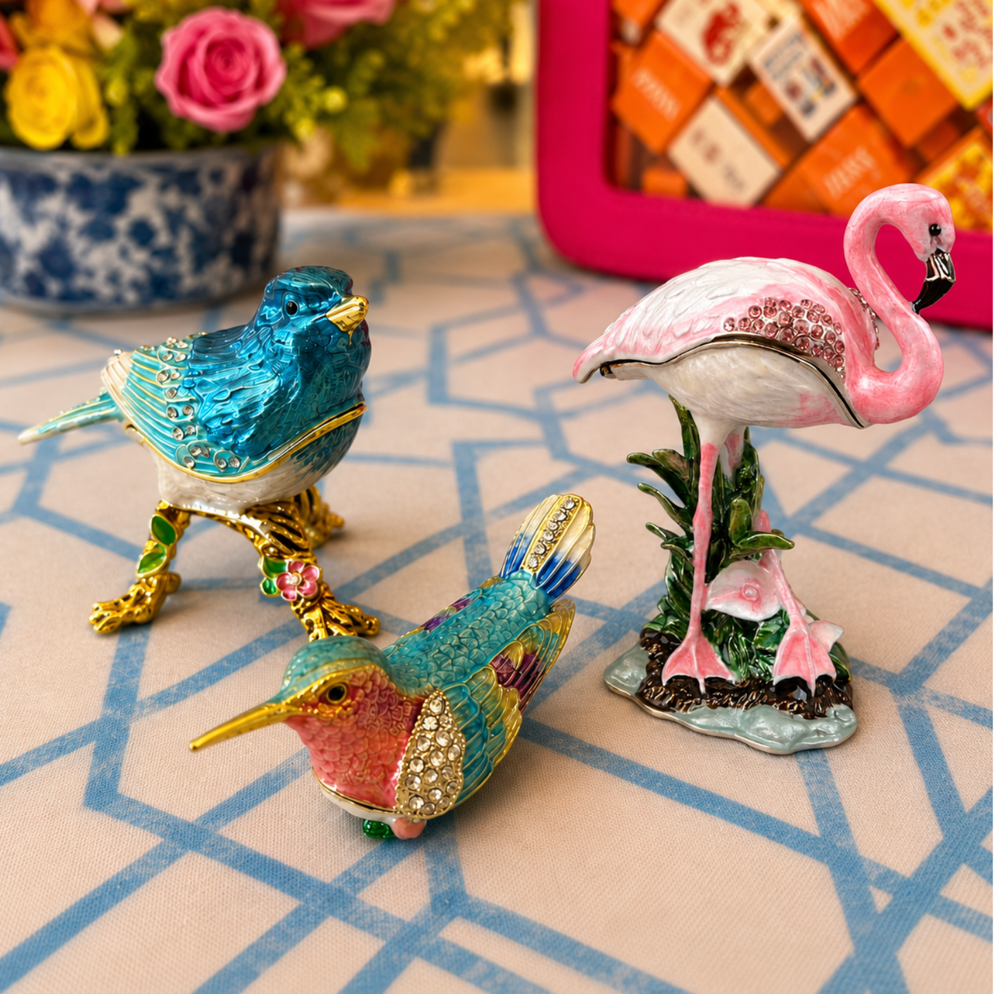 Bedazzled Bam Bird Dice Nest