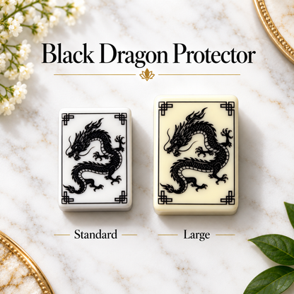 Black Dragon Mahjong Tile Decals