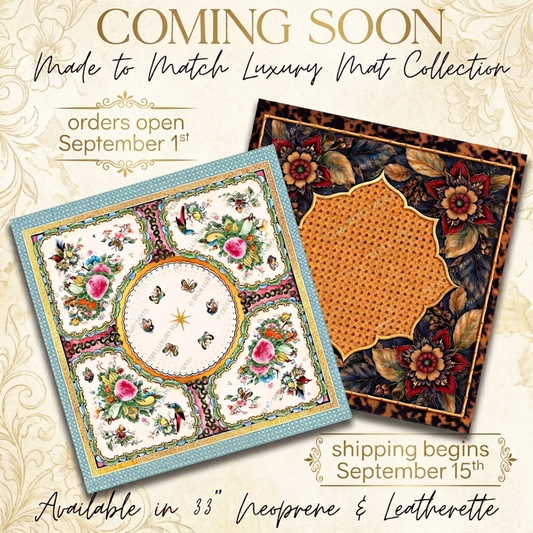 Coming Soon - Made to Match Luxury Mat Collection